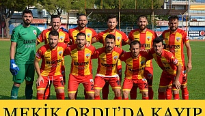 Mekik Ordu’da kayıp
