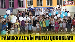 Pamukkale'nin mutlu çocukları