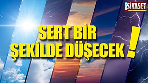 Sert bir şekilde düşecek