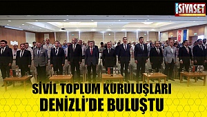 Sivil toplum kuruluşları Denizli'de buluştu