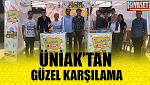 ÜNİAK’tan güzel karşılama