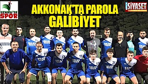 Akkonakspor kayıpsız yoluna devam ediyor