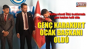 Genç Karakurt ocak başkanı oldu