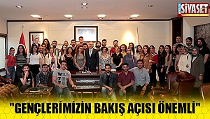 Genç şehir plancılarından Başkan Osman Zolan'a ziyaret 