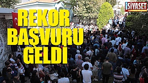 Rekor başvuru geldi
