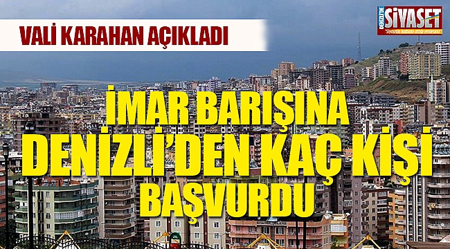 Vali Karahan o sayıyı açıkladı