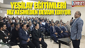 YEŞİLAY eğitimleri hız kesmeden devam ediyor
