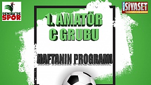 1. Amatör C grubu 6. Hafta programı