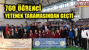 760 öğrenci yetenek taramasından geçti