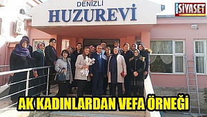 Ak kadınlardan vefa örneği