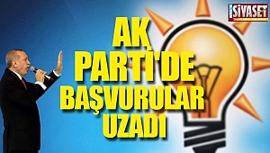 AK Parti’de başvurular uzadı