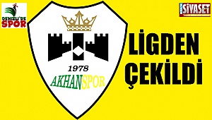 Akhanspor ligden çekildi