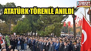 Atatürk törenle anıldı