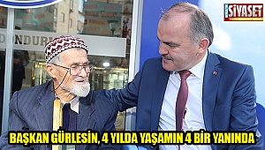 Başkan Gürlesin, 4 yılda yaşamın 4 bir yanında