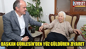 Başkan Gürlesin'den yüz güldüren ziyaret 