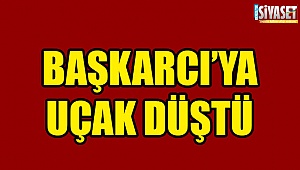 Başkarcı’ya uçak düştü