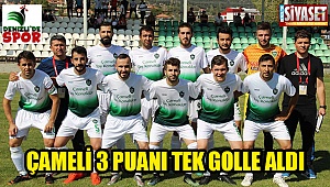 Çameli 3 puanı tek golle aldı