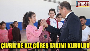 Çivril’de kız güreş takımı kuruldu