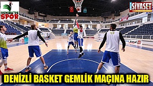 Denizli Basket Gemlik maçına hazır