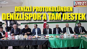 Denizli protokolünden Denizlispor'a tam destek