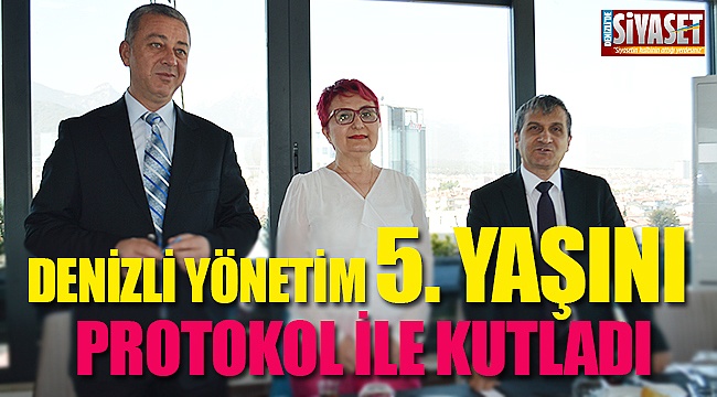 Denizli Yönetim 5. yaşını protokol ile kutladı