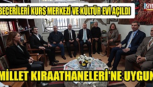 El becerileri kurs merkezi ve kültür evi açıldı