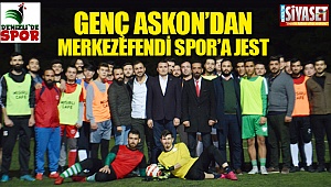 Genç ASKON sporcunun yanında