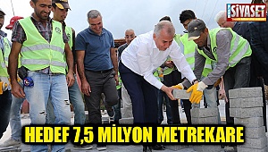 Hedef 7,5 milyon metrekare
