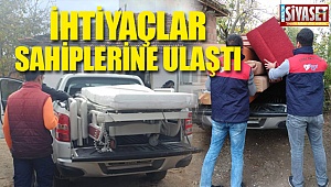 İhtiyaçlar, sahiplerine ulaştı