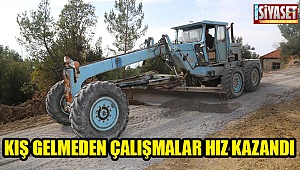 Kış gelmeden çalışmalar hız kazandı