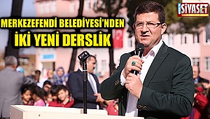 Merkezefendi Belediyesi’nden iki yeni derslik