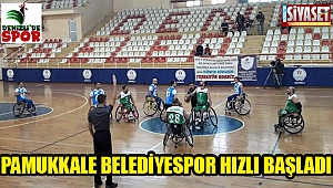 Pamukkale Belediyespor hızlı başladı