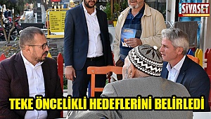 Teke öncelikli hedeflerini belirledi