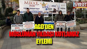 AGD'den müslüman yılbaşı kutlamaz eylemi
