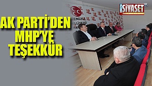 Ak Parti'den'den MHP'ye teşekkür