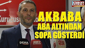 Akbaba, aba altından sopa gösterdi