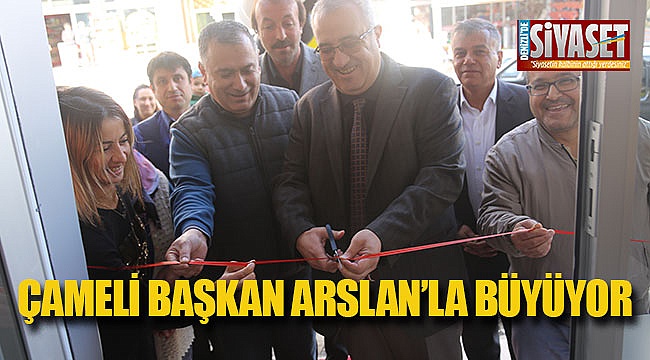 Başkan Arslan pastane açılışına katıldı