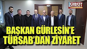 Başkan Gürlesin'e TÜRSAB'dan ziyaret