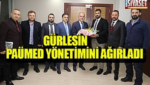 Başkan Gürlesin PAÜMED Yönetimini Ağırladı