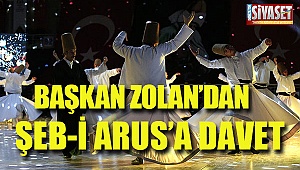 Başkan Zolan'dan şeb-i arus'a davet