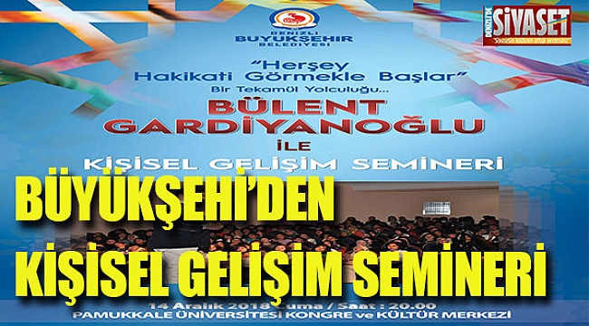 Büyükşehir'den kişisel gelişim semineri