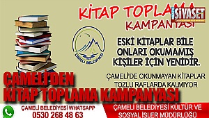 Çameli Belediyesinden kitap toplama kampanyası