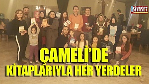 Çameli'de kitaplarıyla her yerdeler