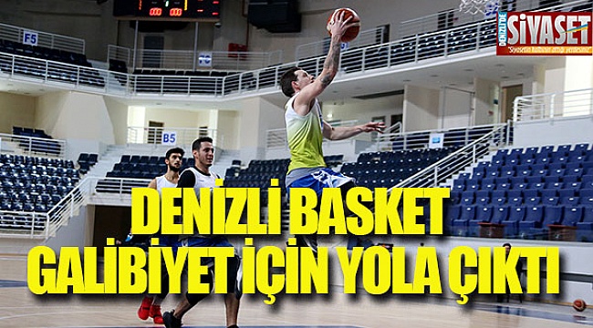 Denizli Basket galibiyet için yola çıktı