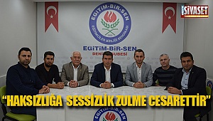 Haksızlığa sessizlik zulme cesarettir