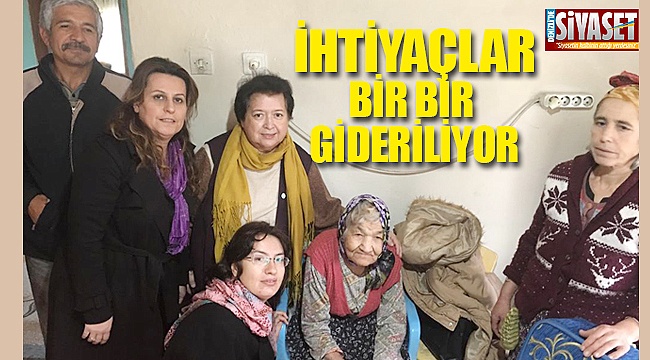 İhtiyaçlar bir bir gideriliyor