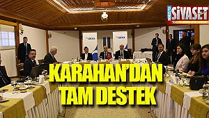 Karahan'dan tam destek