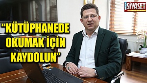 “Kütüphanede okumak için kaydolun”