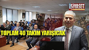Toplam 40 takım yarışıcak
