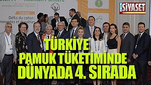 Türkiye pamuk tüketimi sıralamasında dünyada 4. sırada